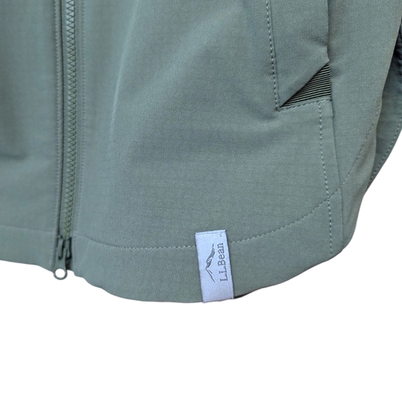 LL Bean Bradbury Stretch Women's Weather Resistant Light Green Parka Jacket (XS) - Picture 8 of 8